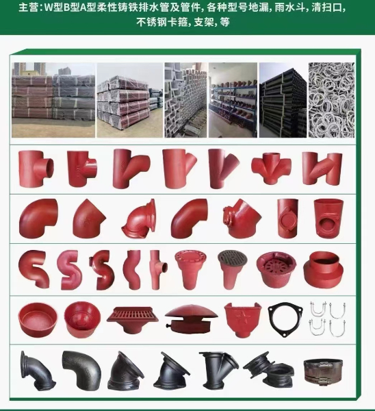 A型，w型，B型-铸铁管件
